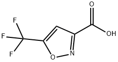 5-(trifluoromethyl)-3-Isoxazolecarboxylic acid 化学構造式