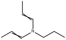1-Propen-1-amine,N-1-propenyl-N-propyl-(9CI) 结构式