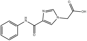 1H-Imidazole-1-aceticacid,4-[(phenylamino)carbonyl]-(9CI) 化学構造式