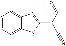 1H-Benzimidazole-2-acetonitrile,alpha-formyl-(9CI) Struktur