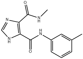 1H-Imidazole-4,5-dicarboxamide,N-methyl-N-(3-methylphenyl)-(9CI) Structure