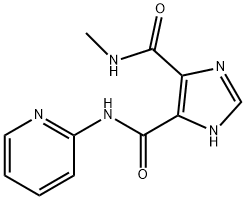 1H-Imidazole-4,5-dicarboxamide,N-methyl-N-2-pyridinyl-(9CI) Struktur