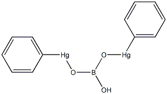 硼酸苯汞, 6273-99-0, 结构式