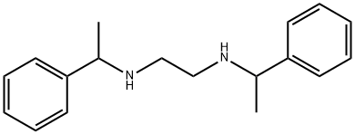 N,N'-Bis(α-methylbenzyl)ethylenediamine,6280-75-7,结构式