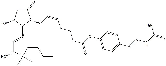 62845-71-0 16,16-dimethyprostaglandin E2 4-benzaldehyde semicarbazone ester