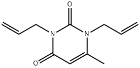 N(1),N(3)-diallyl-6-methyluracil Struktur