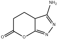 Pyrano[2,3-c]pyrazol-6(3aH)-one,  3-amino-4,5-dihydro- 结构式