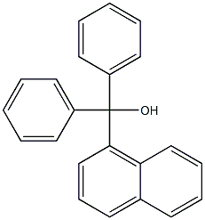 α,α-Diphenylnaphthalene-1-methanol,630-95-5,结构式