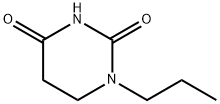 2,4(1H,3H)-Pyrimidinedione,dihydro-1-propyl-(9CI) 化学構造式