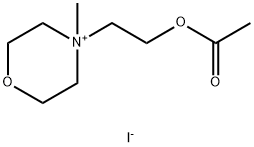 2-(N-methylmorpholinium)ethyl acetate 结构式