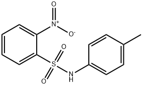 N-(4-methylphenyl)-2-nitrobenzenesulfonamide 化学構造式