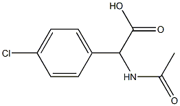 N-Ac-RS-4-Chlorophenylglycine Structure