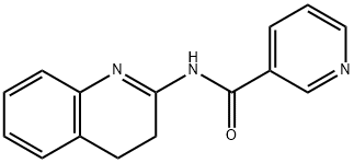 3-Pyridinecarboxamide,N-(3,4-dihydro-2-quinolinyl)-(9CI) 结构式