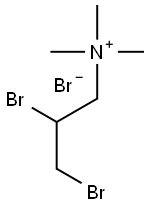 1-Propanaminium,2,3-dibromo-N,N,N-trimethyl-, bromide (1:1) 化学構造式