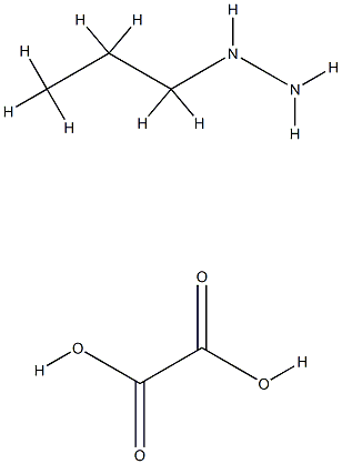 Propylhydrazine oxalate (1:1) Structure