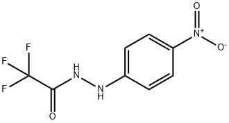 2,2,2-trifluoro-N'-(4-nitrophenyl)acetohydrazide 化学構造式