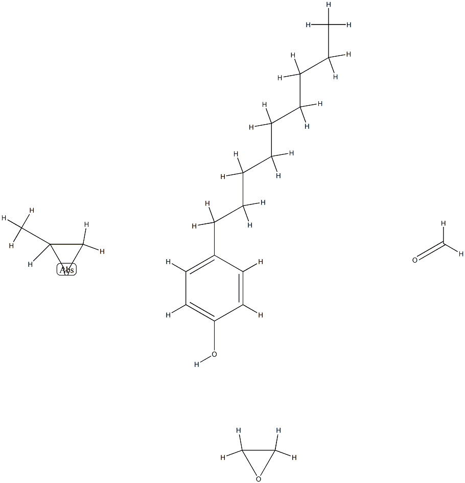 甲醛與環氧丙烷|壬基酚和環氧乙烷的聚合物, 63428-92-2, 結構式