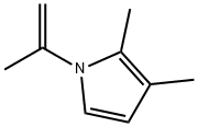 1H-Pyrrole,2,3-dimethyl-1-(1-methylethenyl)-(9CI) Structure