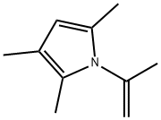 1H-Pyrrole,2,3,5-trimethyl-1-(1-methylethenyl)-(9CI) Structure