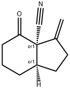 3aH-Indene-3a-carbonitrile,octahydro-3-methylene-4-oxo-,(3aR,7aR)-rel-(9CI)|