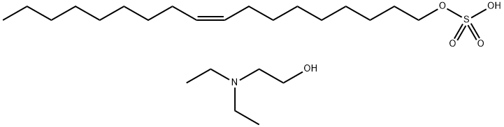 (Z)-octadec-9-enyl hydrogen sulphate, compound with 2-(diethylamino)ethanol (1:1) 结构式