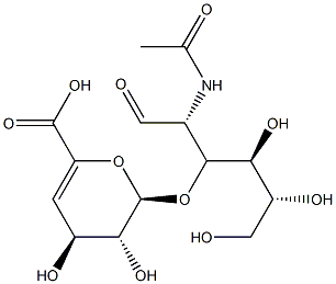UNSATURATED CHONDROITIN DISACCHRIDE 10-S SODIUM Struktur