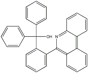 2-(Phenanthridin-6-yl)-α,α-diphenylbenzenemethanol Structure