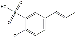 POLYANETHOLSULFONIC ACID SODIUM SALT Structure