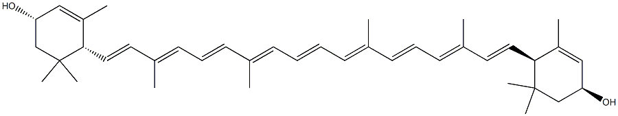 (3S,3'S)-ε,ε-Carotene-3,3'-diol Structure