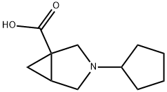 3-Azabicyclo[3.1.0]hexane-1-carboxylicacid,3-cyclopentyl-(9CI),63618-05-3,结构式