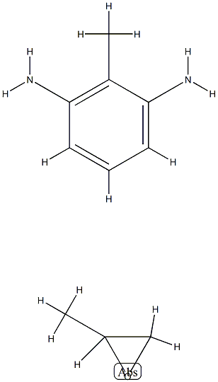 Toluenediamine, propylene oxide polymer 3-benzenediamine, ar-methyl- polymer with methyloxirane 3-benzenediamine, ar-methyl- polymer withmethyloxirane 1,3-Benzenediamine,ar-methyl-,polymer with methyloxirane Toluenediamine,propylene oxide polymer Struktur