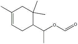 alpha,4,6,6-tetramethylcyclohex-3-ene-1-methyl formate Structure