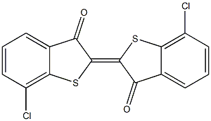 7,7'-Dichloro-Δ2,2'(3H,3'H)-bi[benzo[b]thiophene]-3,3'-dione,6371-11-5,结构式