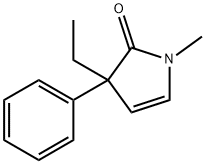 2H-Pyrrol-2-one,3-ethyl-1,3-dihydro-1-methyl-3-phenyl-(9CI) Structure