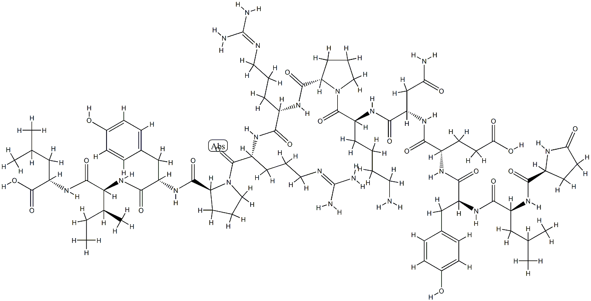 neurotensin, Arg(9)- Struktur