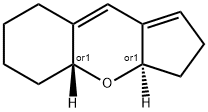 Cyclopenta[b][1]benzopyran, 2,3,3a,4a,5,6,7,8-octahydro-, (3aR,4aR)-rel- (9CI) Struktur