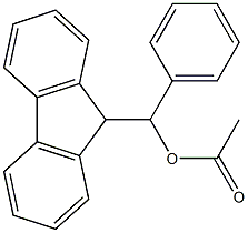 α-Phenyl-9H-fluorene-9-methanol acetate Struktur