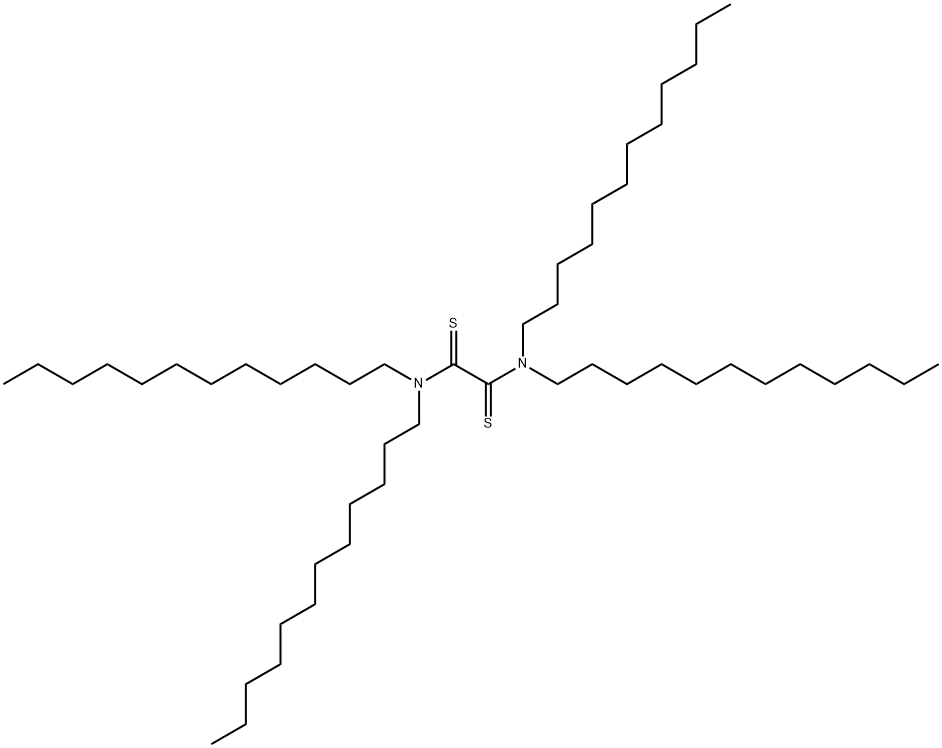 N,N,N',N'-Tetradodecylethanebisthioamide Structure