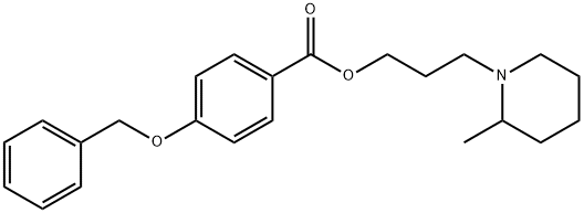 3-(2-메틸피페리디노)프로필=p-벤질옥시벤조에이트