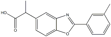 64037-05-4 α-Methyl-2-(3-methylphenyl)-5-benzoxazoleacetic acid