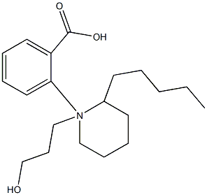 3-(2-Pentylpiperidino)propyl=benzoate,64050-38-0,结构式