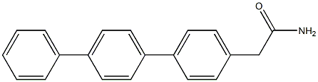N-(1,1':4',1''-テルベンゼン-4-イル)アセトアミド 化学構造式