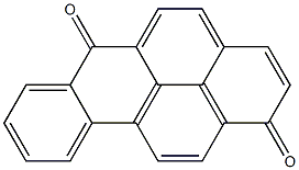 Benzo(A)pyrene-1,6-dione, radical ion(1-) 化学構造式