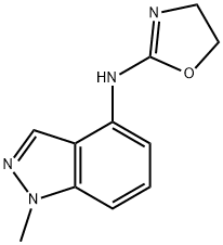 1-methyl-4-(2-oxazolin-2-ylamino)indazole|