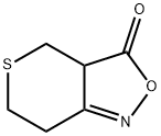 3H-Thiopyrano[4,3-c]isoxazol-3-one,3a,4,6,7-tetrahydro-(9CI) Structure