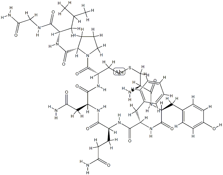 オキシプレッシン 化学構造式