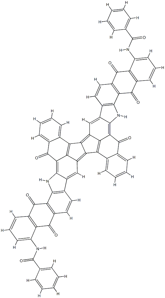 6424-83-5 N,N'-(5,13,14,15,20,28,29,30-octahydro-5,13,15,20,28,30-hexaoxobenzo[4,5]naphth[2''',3''':6'',7'']indolo[3'',2'':4',5']aceanthryleno[1',2':2,3]indeno[7,1-ab]naphtho[2,3-i]carbazole-4,19-diyl)bis(benzamide)