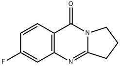 6-氟-2,3-二氢吡咯并[2,1-B]喹唑啉-9(1H)-酮 结构式