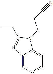 1H-Benzimidazole-1-propanenitrile,2-ethyl-(9CI),64266-25-7,结构式