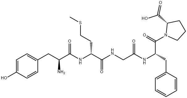 enkephalin, Met(2)-Pro(5)-,64267-98-7,结构式